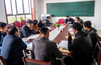 重庆渝西艺术学校复读班，3月月考成绩分析会召开